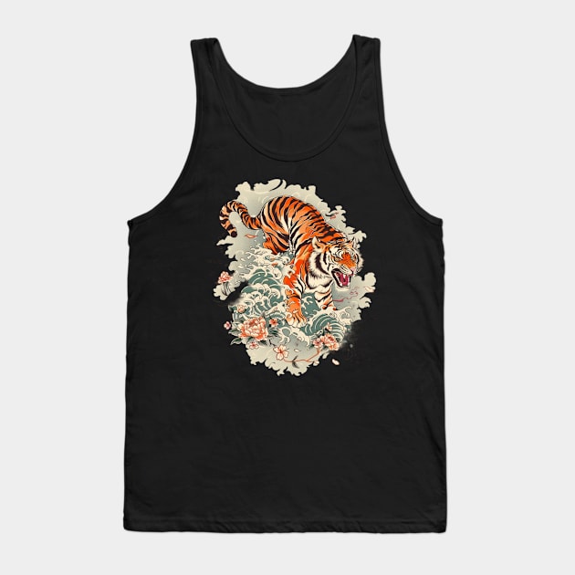 Tiger Color Research Tank Top by GodeleineBesnard